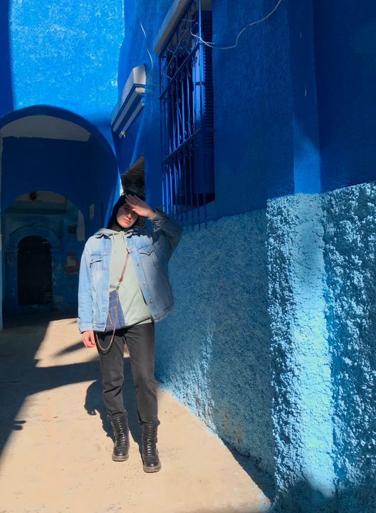 blue city from marrakech