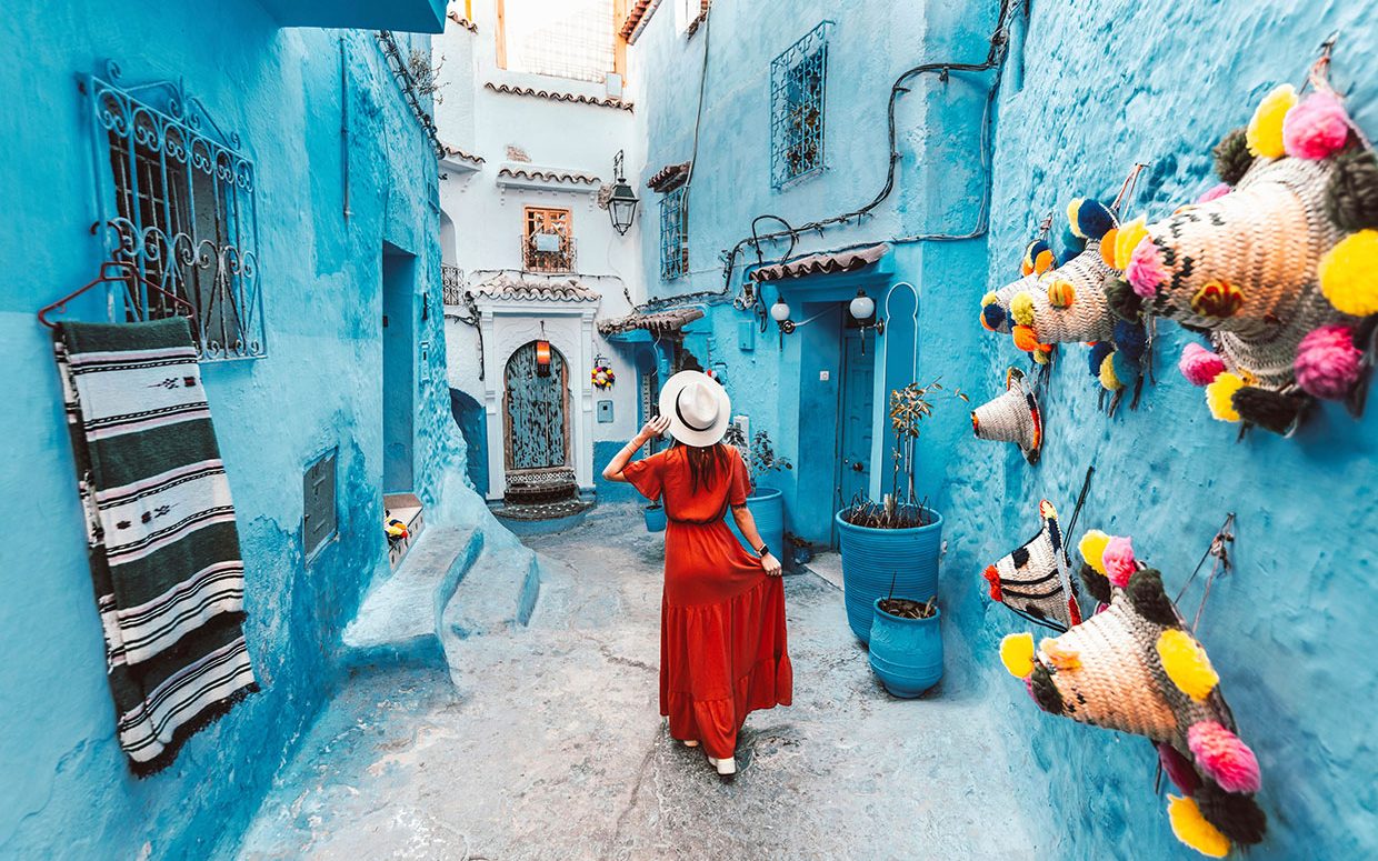3 Days Trip from Marrakech to Chefchaouen and Akchour Waterfalls